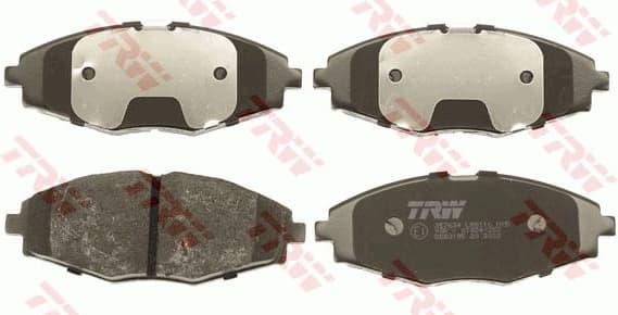 Brake Pad Set, disc brake COTEC GDB3195 - image 4