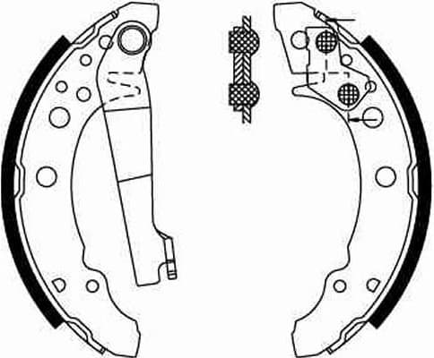 Brake Shoe Set GS8166 - image 3