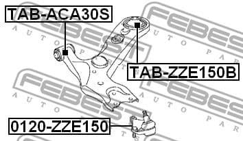 Ball Joint 0120-ZZE150 - image 2