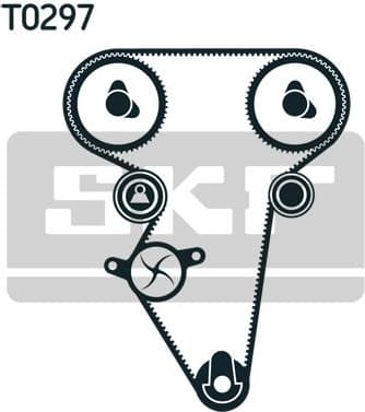 Water Pump & Timing Belt Kit VKMC 90402 - image 4