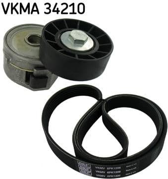 V-ribbed Belt Set VKMA 34210 - image 2