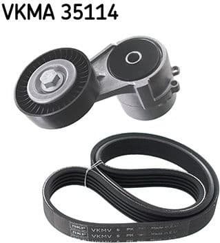 V-ribbed Belt Set VKMA 35114 - image 2