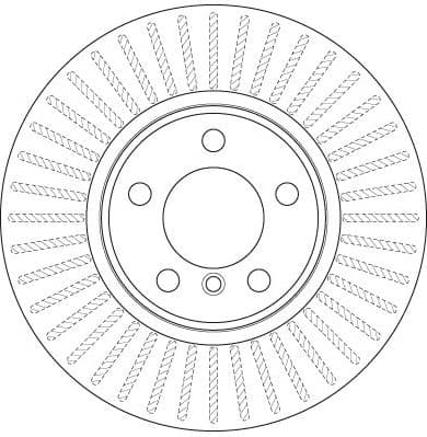 Brake discs kit front (2pcs), Top Quality DF8050 - image 4