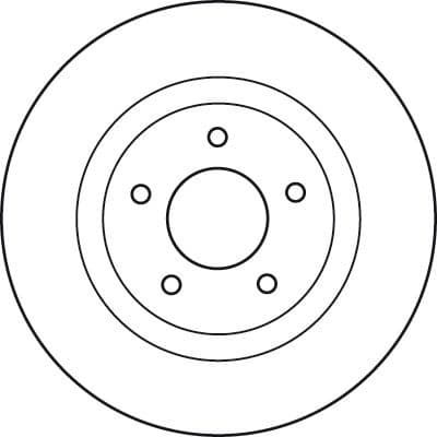 Brake discs kit front (2pcs), Top Quality DF4964 - image 3
