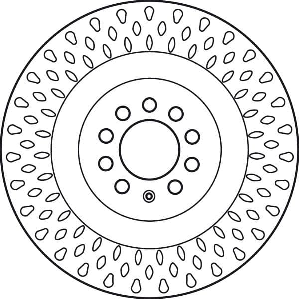 Brake Disc TRW SINGLE DF6011S - image 4