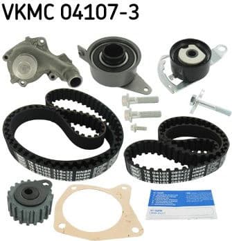 Water Pump & Timing Belt Kit SKF VKMC 04107-3 - image 3