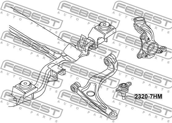 Ball Joint 2320-7HM - image 2