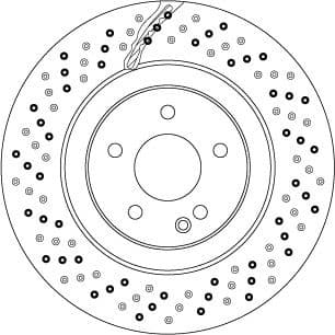Brake Disc TRW SINGLE DF6741S - image 4
