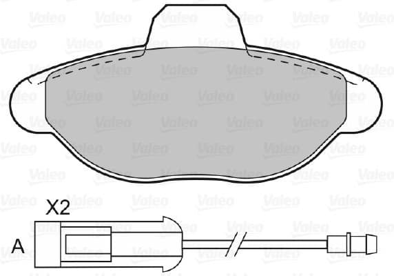 Brake Pad Set, disc brake 598011 - image 2