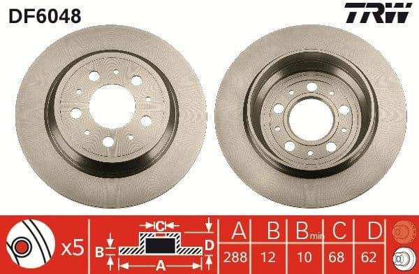 Brake Disc DF6048 - image 3
