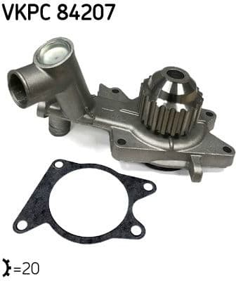 Water Pump, engine cooling VKPC 84207 - image 3