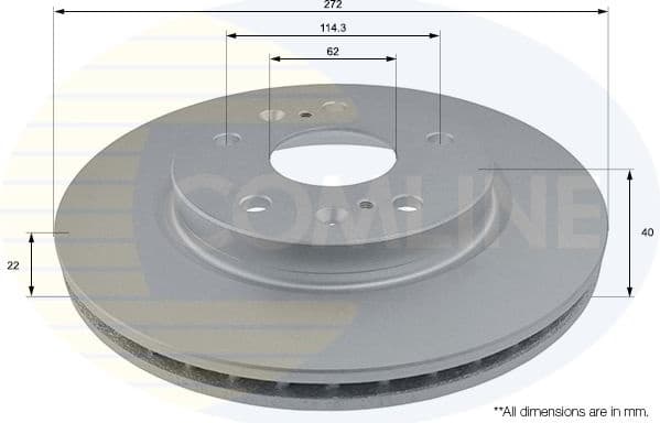 Brake Disc COATED ADC0938V - image 2