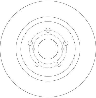 Brake discs kit rear, (2pcs), Top Quality DF6324 - image 2