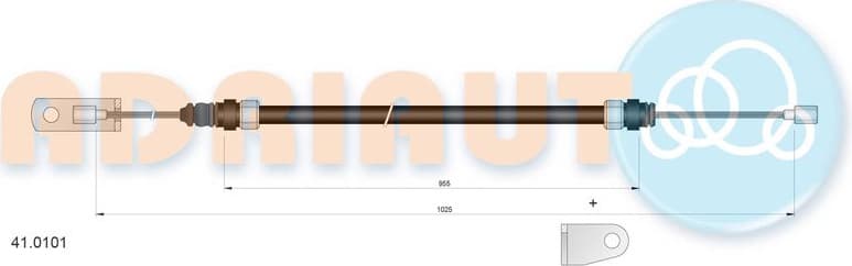 Cable Pull, clutch control 41.0101
