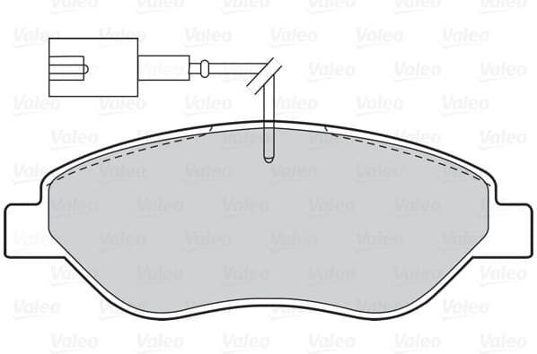 Brake Pad Set, disc brake ESSENTIAL 302026 - image 2