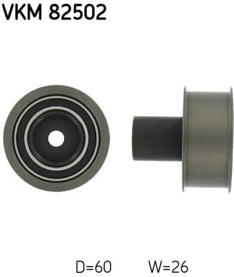 Deflection Pulley/Guide Pulley, timing belt VKM 82502 - image 2
