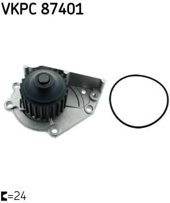 Water Pump, engine cooling VKPC 87401 - image 2