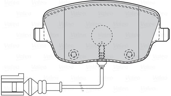 Brake Pad Set, disc brake ESSENTIAL 301720 - image 2