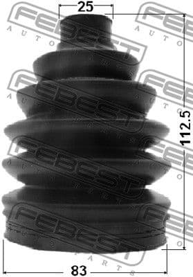 Bellow, drive shaft 1217P-TUC20 - image 2