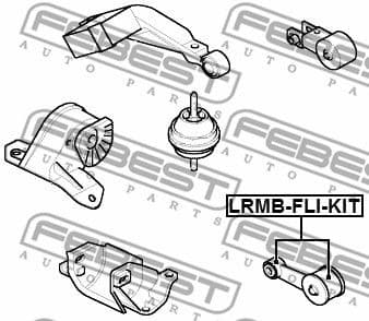 Mounting, engine LRMB-FLI-KIT - image 2