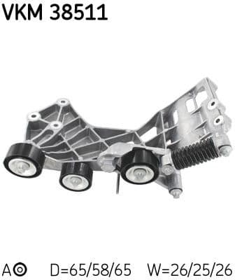 Belt Tensioner, V-ribbed belt VKM 38511 - image 2