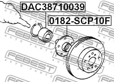 Wheel Bearing DAC38710039 - image 2