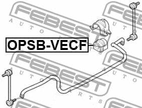 Mounting, stabiliser bar OPSB-VECF - image 2