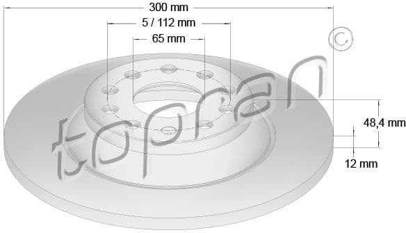 Brake Disc COATED 116 888