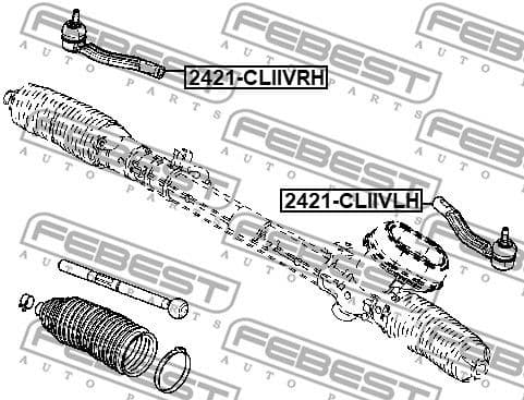 Tie Rod End 2421-CLIIVRH - image 2