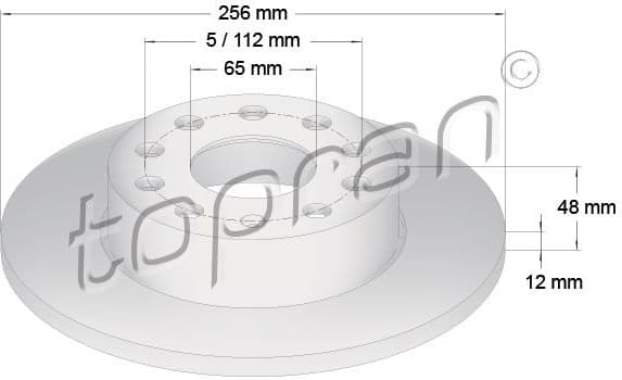 Brake Disc COATED 110 080