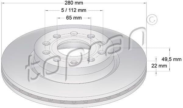 Brake Disc COATED 110 074