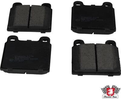 Brake Pad Set, disc brake JOPEX 8163601010