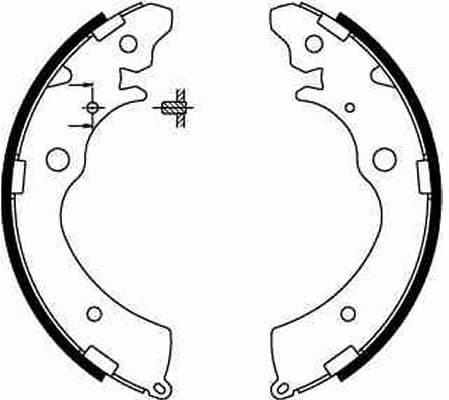 Brake Shoe Set GS8559 - image 3