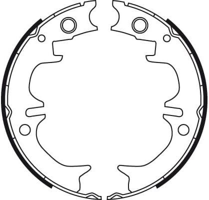 Brake Shoe Set, parking brake GS8714 - image 4