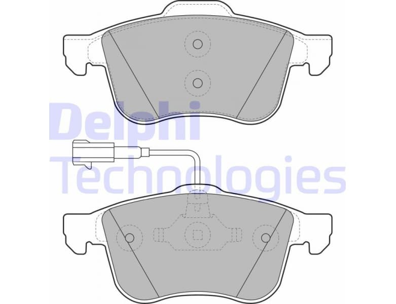 Brake Pad Set, disc brake LP1959
