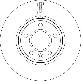 Brake discs kit front (2pcs), Top Quality DF7923 - image 3