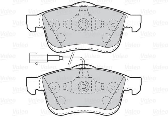 Brake Pad Set, disc brake ESSENTIAL 302109 - image 2