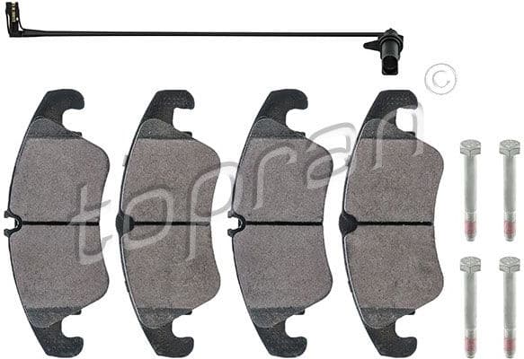 Brake Pad Set, disc brake 112 166