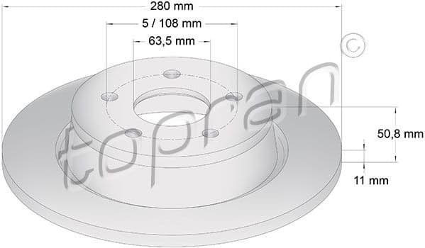 Brake Disc COATED 304 249