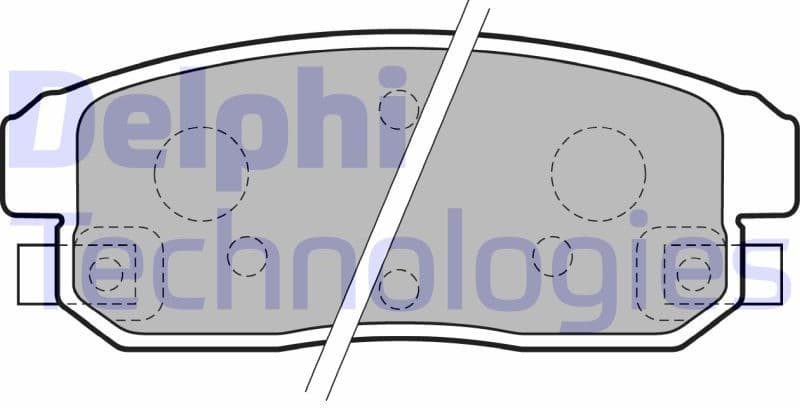 Brake Pad Set, disc brake LP1829