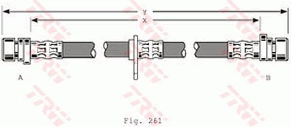 Brake Hose PHA367 - image 3