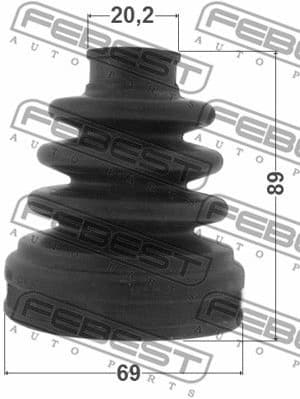 Bellow, drive shaft 0715-RS413 - image 2