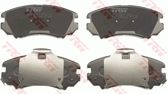 Brake pads front, Top Quality GDB3352 - image 4