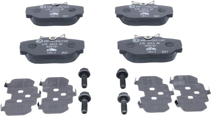 Brake Pad Set, disc brake 13.0460-2721.2