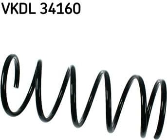 Suspension Spring VKDL34160 - image 2
