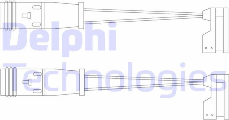 Warning Contact, brake pad wear LZ0185