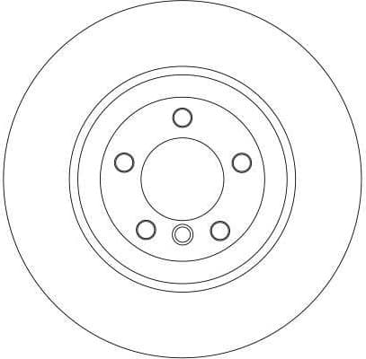 Brake Disc TRW SINGLE DF4389S - image 4