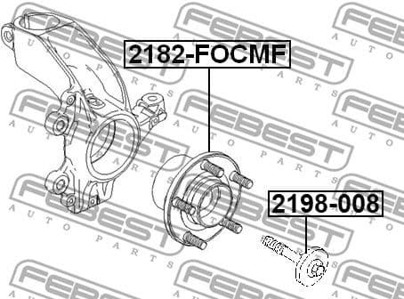 Wheel Hub 2182-FOCMF - image 2