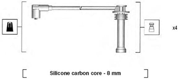 Ignition Cable Kit 941185360787