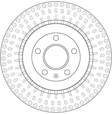 Brake disc, 1pcs REAR, Top Quality DF6175S - image 3